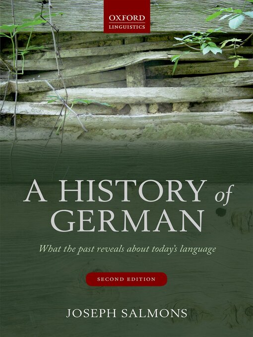 Title details for A History of German by Joseph Salmons - Available